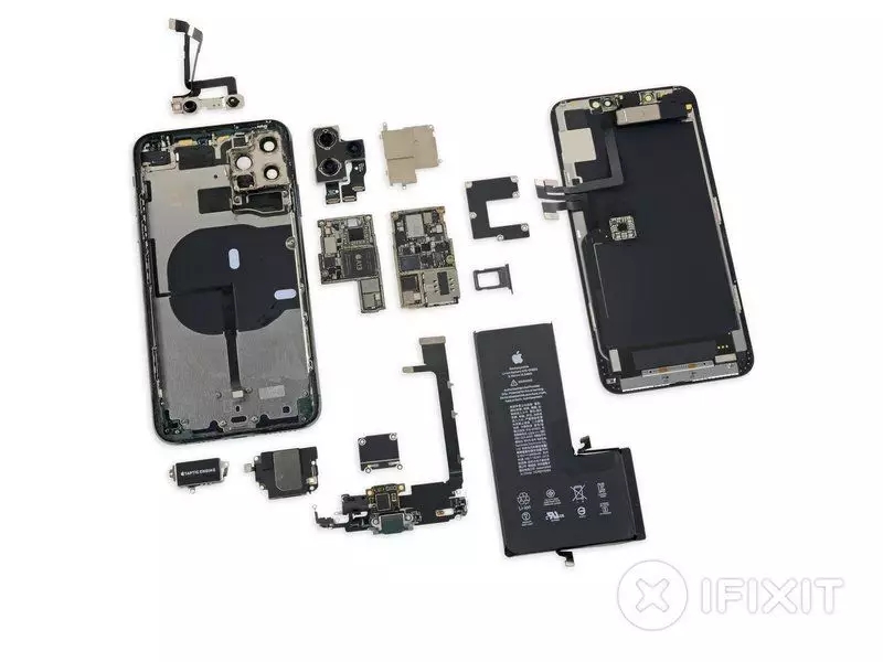 iphone 11 pro max拆机图片,苹果11pro max拆解.